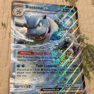 Jumbo size Blastoise EX Holographic Pokémon Jumbo size card
